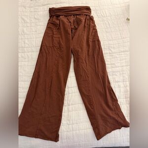 FP Movement by Free People Brown Wide Leg Pants